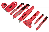 MIT 96909 8-pc. Snap-Off Knife & Scraper Set