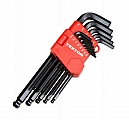MIT 25219 13-pc. Long Arm Ball Hex Key Wrench Set (SAE)