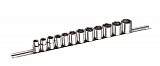 MIT 1815 13-pc. 3/8" Dr. Socket Set (MM)