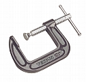 MIT 4008 2-1/2" Heavy Duty Deep Throat "C" Clamp
