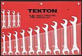 MIT 2008 14-pc. Angle Open End Wrench Set (SAE)