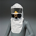 Allegro 1413 Disposable Half Mask Hood, Coated Polypropylene,12/Pkg