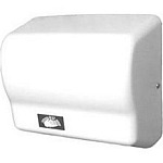 American Dryer GX1-M Steel White GX Series Automatic Hand Dryer, 110-120V