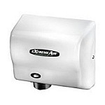American Dryer EXT7 White ABS Hand Dryer, eXtremeAir, Universal Voltage