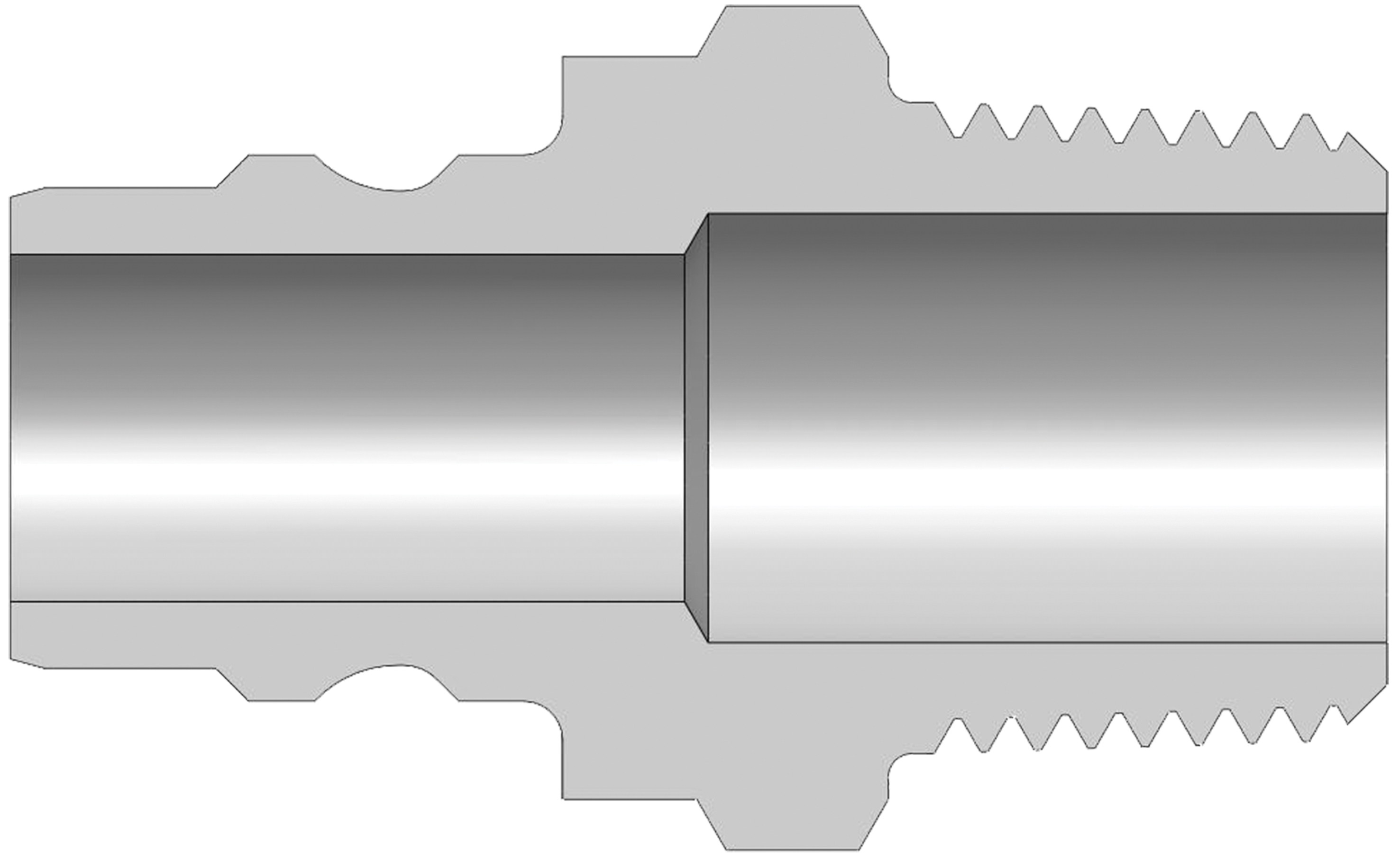 6VM6-TV DIXON 3/4 V Coup ST Steel 3/4 M-NPTF Tube 6VM6-TV DIXON 3/4 V Coup ST Steel 3/4 M-NPTF Tube