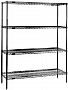 Eagle Group 1836Z63 18" x 36" EAGLEbrite 4-shelf unit with 63" height, redipak w