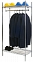 Eagle Group GR1836C 18" x 36" stationary garment rack, with one top and one bott