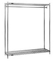 Eagle Group GRS1836C 18" x 36" stationary garment rack, with one top and one bot