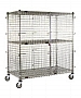 Eagle Group CSC3060S 33 1/4" x 63 1/4" x 69" stainless steel mobile, full-size s