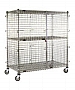Eagle Group CSC2430 27 1/4" x 33 1/4" x 69" chrome mobile, full-size security un