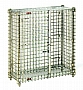 Eagle Group MSC1436 16" x 38" x 40" chrome-plated stationary mini security unit.
