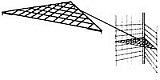 GPS24-C 24" x 24" triangle shelf.