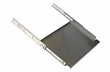 KBD-1/SS  Table mount, stainless steel, 20 1/2" wide x 11 1/2" deep - keyboard station.