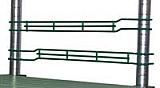 LSL18-1VG 1" Valu-Gard green epoxy front-to-back ledge, 18" wide.