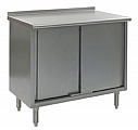 UCB2436SE 24" x 36" spec-master enclosed worktable with upturn and sliding doors.