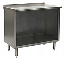 UOB2436SE 24" x 36" spec-master enclosed worktable with upturn and open front.