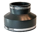Fernco 1002-64 Flexible Coupling, 6"x4", Clay to Cast Iron/Plastic, Sold 2/Pack