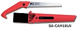 Growtech SA-CAM18LN Camping Saw w/Red Sheath, 7" Bl., N