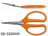 Growtech SS-320DXM Bonsai and Fruit Scissors, SS, Angled Blade