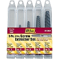 Ivy Classic 01360 5 Pc. Spiral Screw Extractor Set #1 - 5 Spiral Screw Extractor