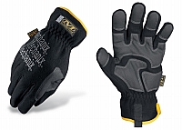 Mechanix Wear MCW-UF-008 Cold Weather Utility Fleece Gloves, Black, Pr, Small