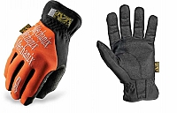 Mechanix Wear SFF-99-008 Safety FastFit Gloves, Hi-Viz Orange, Pr, Small
