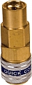 Fjc FJC6008 Straight R134a Quick Coupler - Low Side
