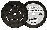 Sm Arnold SMA44-058 2 Pk. 8" Black Foam Cool It Waffle Style Polishing Pad