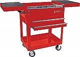 Sunex SX8035R Compact Slide Top Utility Cart, Red