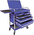 Sunex SX8045BL Blue Professional-Duty 5 Drawer Service Cart