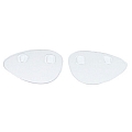 Radians C-1 Clear  2"w x 1"h, Pair