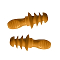 Radians FP40 Hearing Protection, Resistor 27 Plugs, Reusable Silicone Earplugs Uncorded