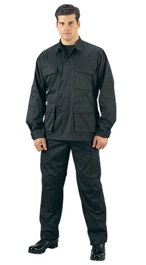 Rothco 5923 Men/'s Black Rip-Stop BDU Pants All Lengths