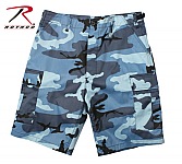 Rothco 65218 Sky Blue Camo BDU Combat Shorts