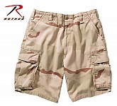 Rothco 2151 Tri-Color Desert Camo Vintage Paratrooper Cargo Shorts-2XL