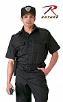 Rothco 30206 Black Short Sleeve Tactical Shirt-2XL