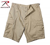 Rothco 65203 Khaki BDU Combat Shorts
