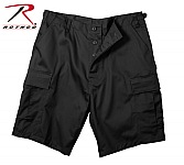 Rothco 65206 Black BDU Combat Shorts