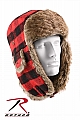 Rothco 9871 Red Plaid Fur Flyers Hat