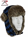 Rothco 9872 Blue Plaid Fur Flyer's Hat