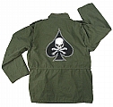 Rothco 8627 Olive Drab Vintage M-65 Field Jacket w/Death Spade