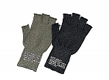 Rothco 8411 G.I. Black Fingerless Wool Gloves