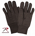 Rothco 4416 Brown Cotton Jersey Work Gloves