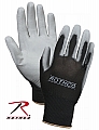 Rothco 3200 Black/Grey Polyurethane Coated Nylon Utility Gloves