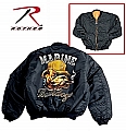 Rothco 7317 Marine Bulldogs MA-1 Flight Jacket-3XL