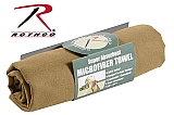 Rothco 94 Coyote Brown Multi Purpose Micro Fiber Hand Towels