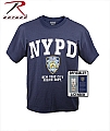 Rothco 6638 Officially Licensed NYPD Printed T-Shirt