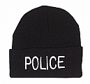 Rothco 5443 Black Police Embroidered Watch Cap