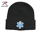 Rothco 5346 Black E.M.S. Embroidered Watch Cap