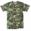 Rothco 7703 Kids Heavyweight Woodland Camouflage T-Shirt